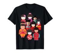Cute Dolls Festival Hinamatsuri pour célébrer la journée des filles T-Shirt