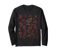 Cute Doodles, I'm Literally Just a Girl Tee | 90s Baby Manche Longue