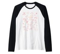 Cute Doodles, I'm Literally Just a Girl Tee | 90s Baby Manche Raglan