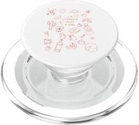 Cute Doodles, I'm Literally Just a Girl Tee | 90s Baby PopSockets PopGrip pour MagSafe