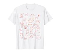 Cute Doodles, I'm Literally Just a Girl Tee | 90s Baby T-Shirt