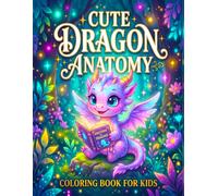 Cute Dragon Anatomy Coloring Book for Kids: Fun Fantasy Learning Adventure with Easy-to-Color Dragon Body Parts, Bones, Muscles, Organs, and Magical Creature Anatomy for Curious Kids Ages 6-12