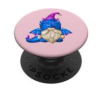 Cute Dragon GNOME for Women Girls and Boys Who Loves Dragons PopSockets PopGrip Adhésif