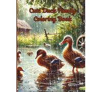 Cute Duck Family Coloring Book