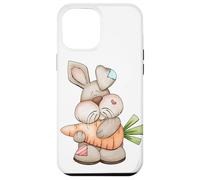 Cute Easter Bunny with Carrot for Women Who Loves Rabbits Coque pour iPhone 12 Pro Max