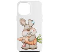 Cute Easter Bunny with Carrot for Women Who Loves Rabbits Coque pour iPhone 13 Pro Max
