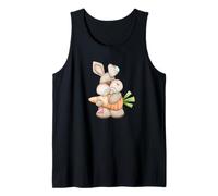 Cute Easter Bunny with Carrot for Women Who Loves Rabbits Débardeur