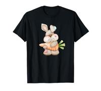 Cute Easter Bunny with Carrot for Women Who Loves Rabbits T-Shirt