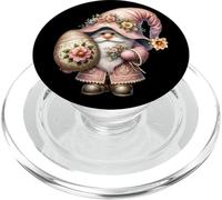 Cute Easter GNOME Decor for Women Floral Easter Egg Hunting PopSockets PopGrip pour MagSafe