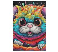 Cute Écureuil Puzzles De 1000 Pièces, Puzzle pour Adultes en Bois, Jeu D'adresse Toute La Famille, (78×53cm)