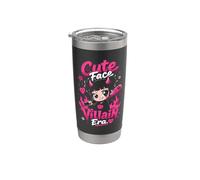 Cute Face Villain Era Fille Anime Manga Gobelet isotherme en acier inoxydable double paroi