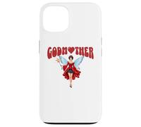 Cute Fairy Godmother Celebration of Godmothers & Godparents Coque pour iPhone 13