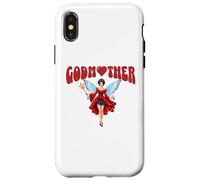 Cute Fairy Godmother Celebration of Godmothers & Godparents Coque pour iPhone X/XS
