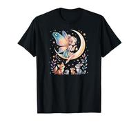 Cute Fairy Tales Magic Moon Animals Mythical Girl T-Shirt