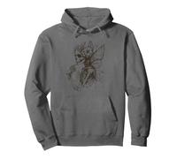 Cute Fairycore Floral Moth Aesthetic Graphic Skeleton Fairy Sweat à Capuche