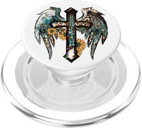 Cute Faith Western Cross for Christian Summer Country Boho PopSockets PopGrip pour MagSafe