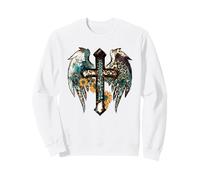 Cute Faith Western Cross for Christian Summer Country Boho Sweatshirt