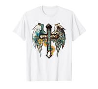 Cute Faith Western Cross for Christian Summer Country Boho T-Shirt