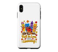 Cute Fall in Love with Learning Autumn Teacher for Men Women Coque pour iPhone XS Max