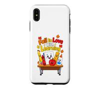 Cute Fall in Love with Learning Autumn Teacher for Men Women Coque pour iPhone XS Max