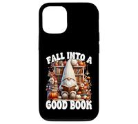 Cute Fall Into A Good Book Lover GNOME Graphic for Bookworm Coque pour iPhone 12/12 Pro