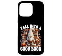 Cute Fall Into A Good Book Lover GNOME Graphic for Bookworm Coque pour iPhone 15 Pro Max