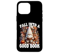 Cute Fall Into A Good Book Lover GNOME Graphic for Bookworm Coque pour iPhone 16 Pro Max