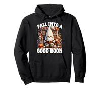 Cute Fall Into A Good Book Lover GNOME Graphic for Bookworm Sweat à Capuche