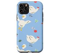 Cute Farmhouse Chicken Pattern with Country Cottage Style Coque pour iPhone 11 Pro