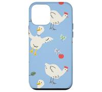 Cute Farmhouse Chicken Pattern with Country Cottage Style Coque pour iPhone 12 Mini