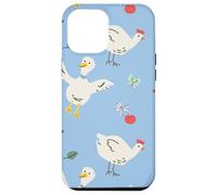 Cute Farmhouse Chicken Pattern with Country Cottage Style Coque pour iPhone 12 Pro Max