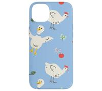 Cute Farmhouse Chicken Pattern with Country Cottage Style Coque pour iPhone 14 Plus
