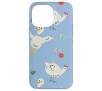 Cute Farmhouse Chicken Pattern with Country Cottage Style Coque pour iPhone 14 Pro Max