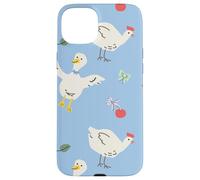 Cute Farmhouse Chicken Pattern with Country Cottage Style Coque pour iPhone 15 Plus
