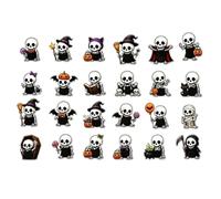 Cute Figurine Halloween Ghost Countdown Calendar 24 Day 2D Acrylic Toy