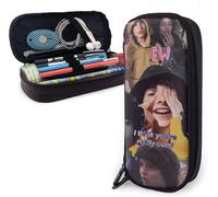 Cute-Finn-Wolfhard Trousse À Crayons En Cuir Pour Papeterie Ou Bureau
