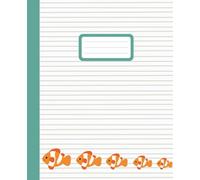 Cute Fish Composition Notebook: Cute Fish Notebook for Kids, Teens, and Ocean Lovers | Aesthetic College Ruled Composition Book for School, Writing, Journaling, and Creative Notes