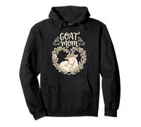 Cute Floral Goat Mom Homestead Farmer Mother Sweat à Capuche