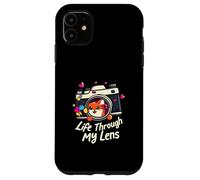 Cute Fox Camera Lens Photography - Life Through My Lens Coque pour iPhone 11