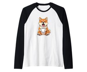 Cute Fox Coffee Lover Morning Cafeine Fix Manche Raglan
