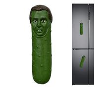 Cute Fridge Magnets - Cucumber Man Shape Sticker, Funny Refrigerator Stickers for Adhering, Whimsical Attachment Magnets, Kitchen Accessory with Playful-Flair, Organizing Tool for Decorating