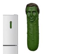 Cute Fridge Magnets, Funny Resin Cucumber Man Magnetic Stickers, Cartoon Kitchen Refrigerator Decor Magnets, Mini Figurine Magnet for Home Office School Living Room Indoor, 0.78x3.93 inches