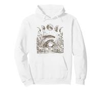 Cute Frog Mushroom Moon Witchy Fairy Grunge Vintage Graphic Sweat à Capuche