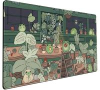 Cute Frog Pattern Mouse Pad Green Kawaii Large Gaming Mat for Computer,Keyboard,Laptop,Girls Home Office Accessories (80 x 40 cm)-Includes