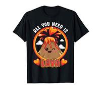 Cute & Funny All You Need Is Lava Volcano Pun Valentines T-Shirt