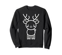 Cute Funny caribous Animals Little Simple Caribou Sweatshirt
