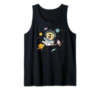 Cute Funny Kawaii Kids Boys Girls Space Yellow Lab Lover Débardeur