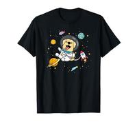 Cute Funny Kawaii Kids Boys Girls Space Yellow Lab Lover T-Shirt