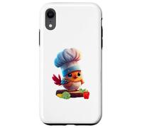 Cute Funny Restaurant Chef Bird Yes Chef Coque pour iPhone XR