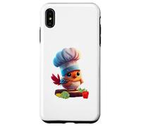 Cute Funny Restaurant Chef Bird Yes Chef Coque pour iPhone XS Max